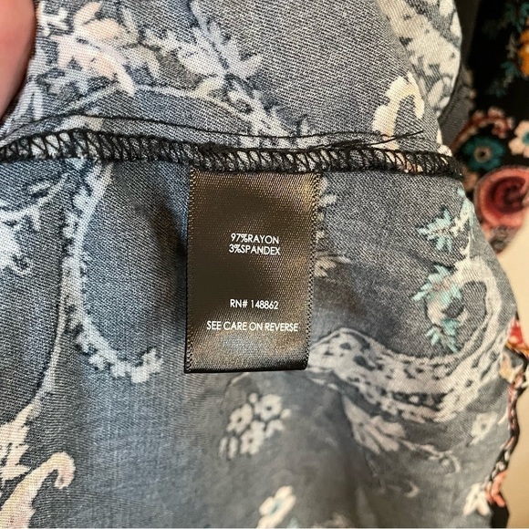 Torrid Midi Challis Skater Dress Black Floral Size 2XL - Picture 10 of 15